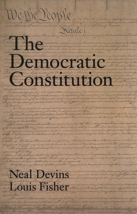 Cover image for book The Democratic Constitution
