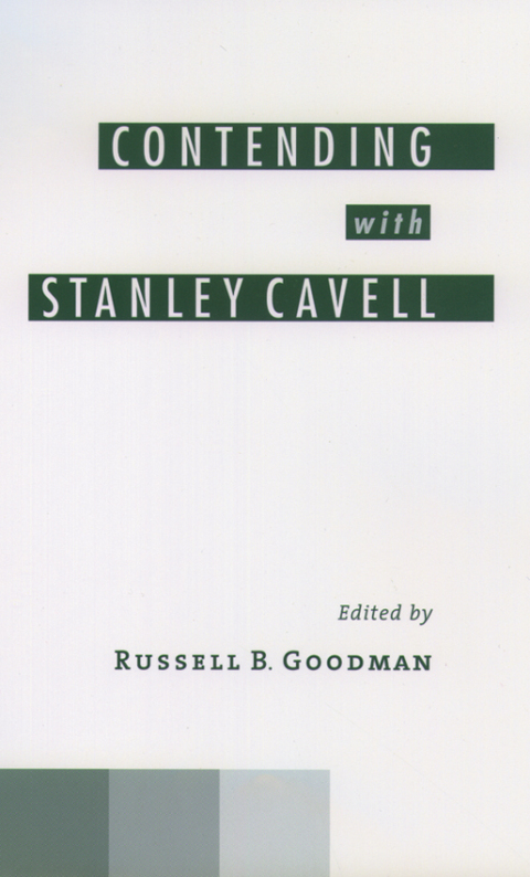 Cover image for book Contending with Stanley Cavell