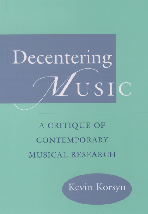 Cover image for book Decentering Music