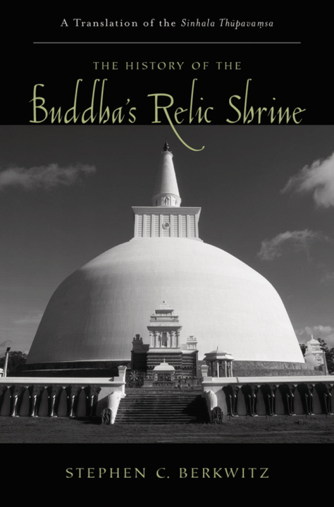 Cover image for book The History of the Buddha's Relic Shrine