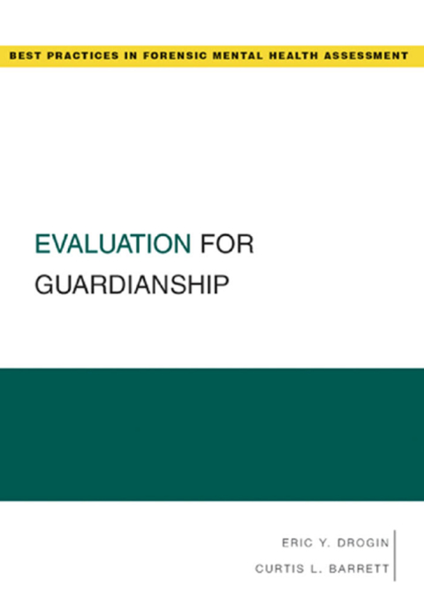 Cover image for book Evaluation for Guardianship