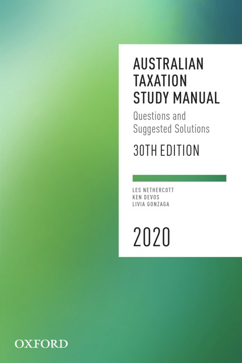 Cover image for book Australian Taxation Study Manual 2020