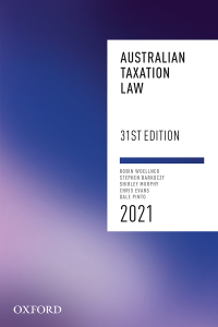 Cover image: Australian Taxation Law 2021 31st edition 9780190330699