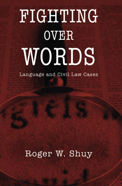 Cover image for book Fighting over Words