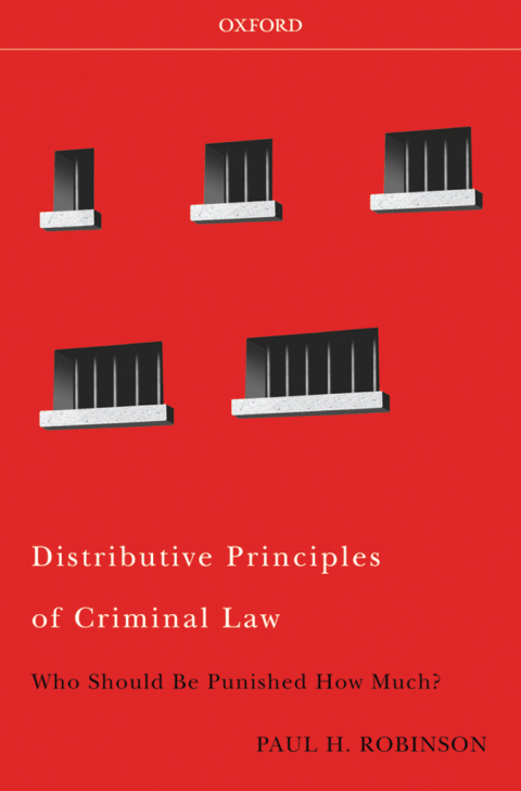 Cover image for book Distributive Principles of Criminal Law