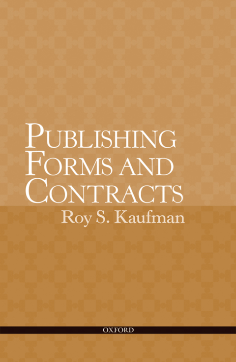 Cover image for book Publishing Forms and Contracts