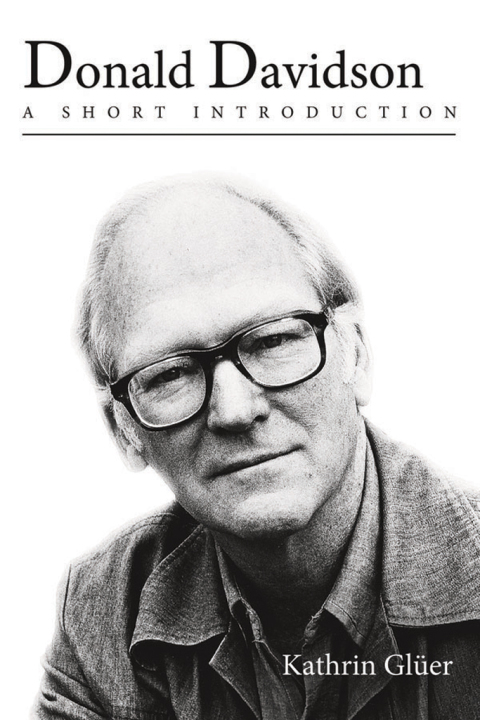 Cover image for book Donald Davidson