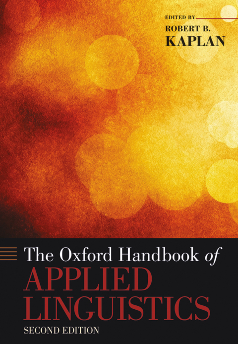 Cover image for book The Oxford Handbook of Applied Linguistics