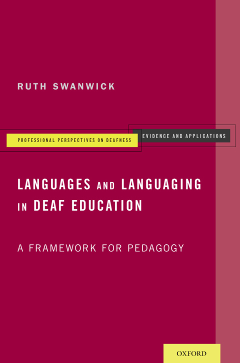 Cover image for book Languages and Languaging in Deaf Education