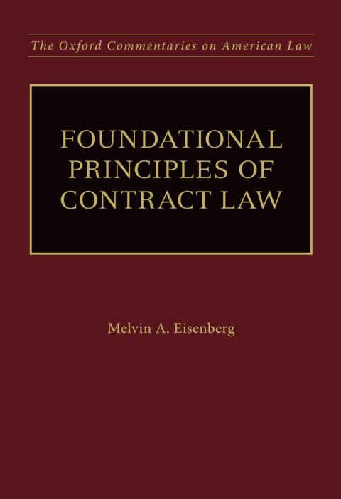 Cover image for book Foundational Principles of Contract Law