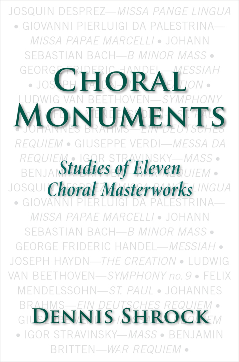 Cover image for book Choral Monuments