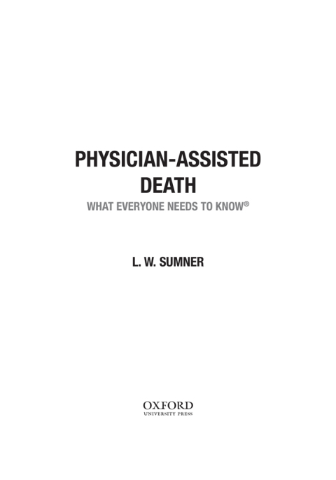 Cover image for book Physician-Assisted Death