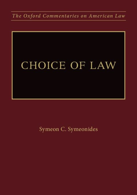 Cover image for book Choice of Law