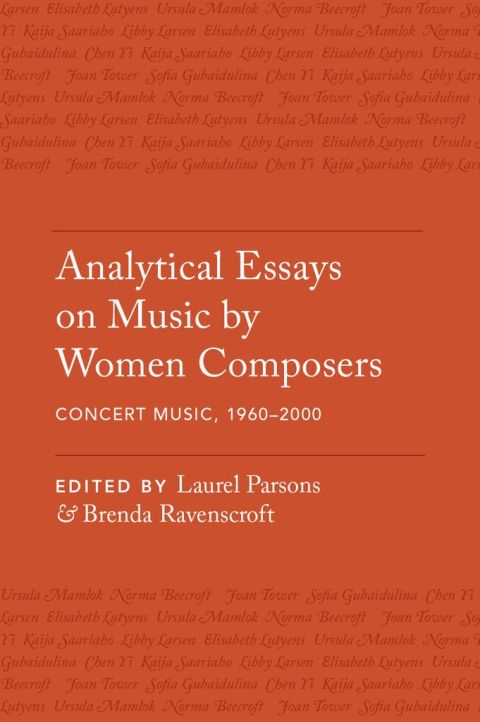 Cover image for book Analytical Essays on Music by Women Composers: Concert Music, 1960-2000