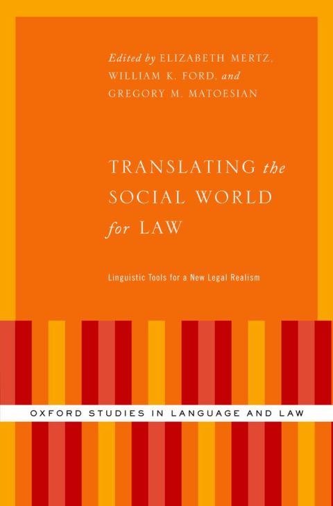 Cover image for book Translating the Social World for Law