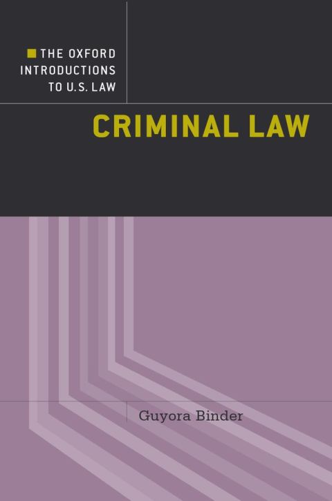 Cover image for book Criminal Law