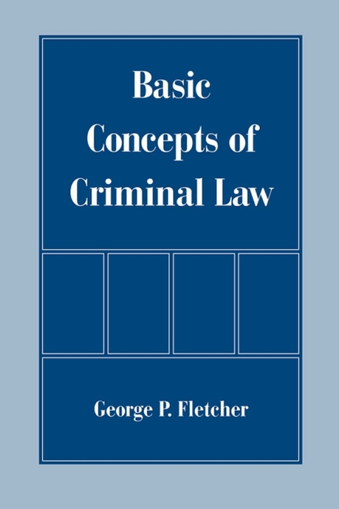 Cover image for book Basic Concepts of Criminal Law