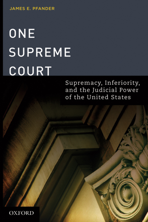Cover image for book One Supreme Court