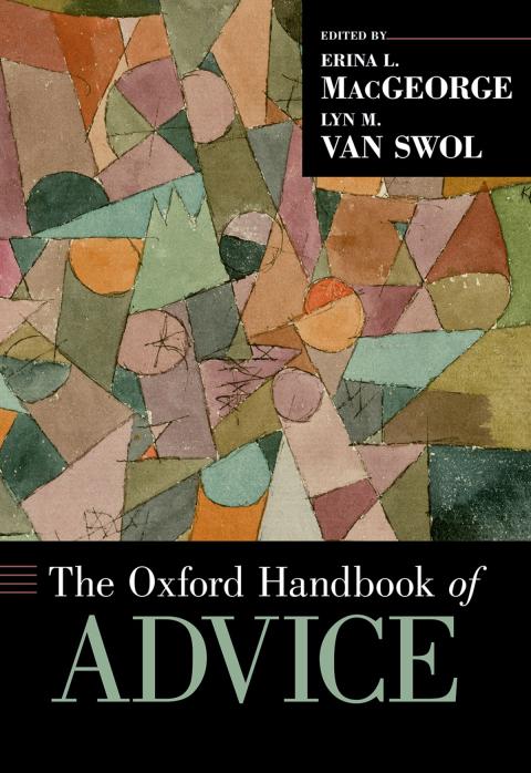 Cover image for book The Oxford Handbook of Advice