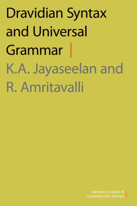 Cover image for book Dravidian Syntax and Universal Grammar