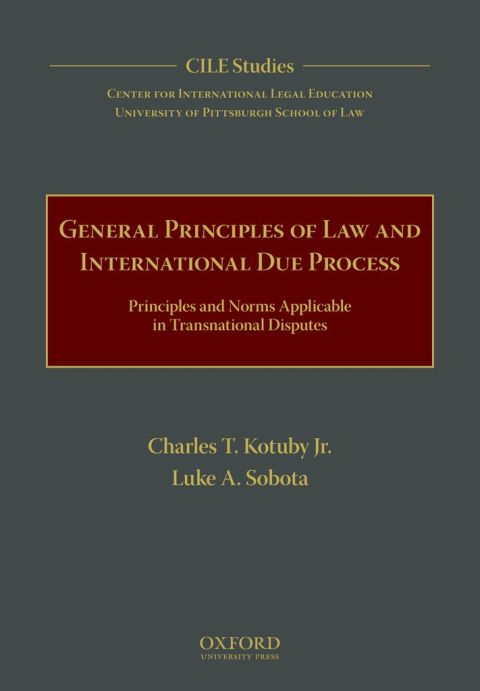 Cover image for book General Principles of Law and International Due Process