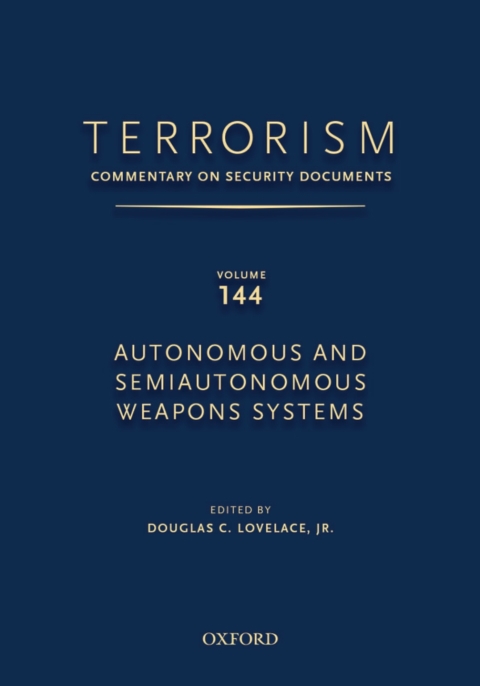 Cover image for book TERRORISM: COMMENTARY ON SECURITY DOCUMENTS VOLUME 144