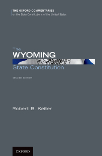 Cover image: The Wyoming State Constitution 2nd edition 9780199917563