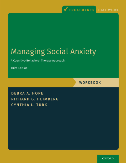 Cover image for book Managing Social Anxiety, Workbook
