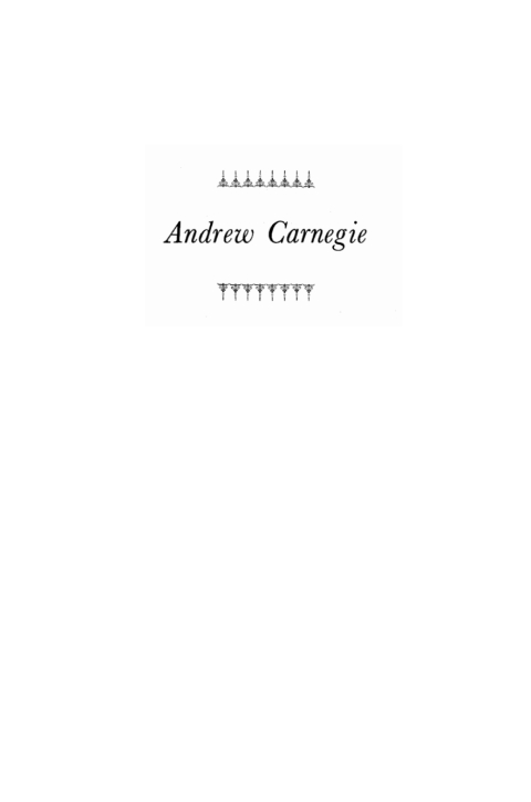 Cover image for book Andrew Carnegie