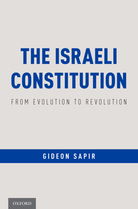 Cover image for book The Israeli Constitution