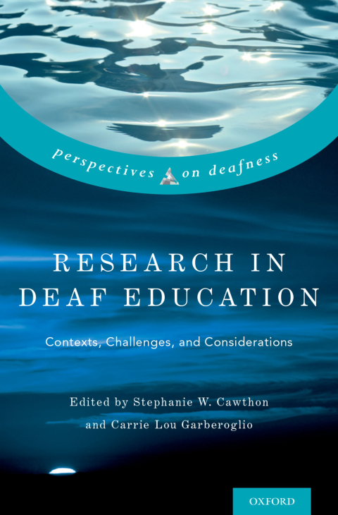 Cover image for book Research in Deaf Education