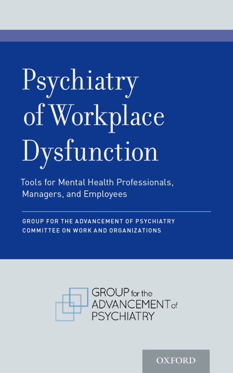 Cover image for book Psychiatry of Workplace Dysfunction