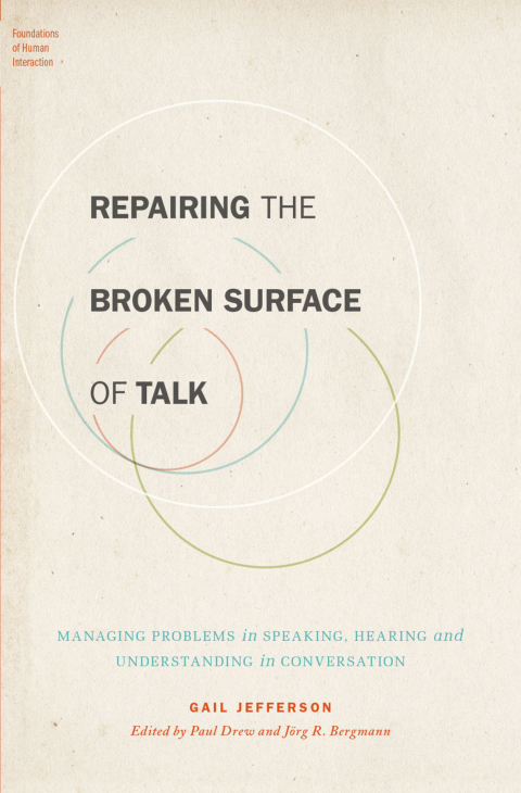 Cover image for book Repairing the Broken Surface of Talk