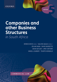 COMPANIES AND OTHER BUSINESS STRUCTURES IN SA
