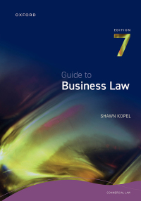 Guide to Business Law 7th edition | 9780190748463, 9780190746872 ...