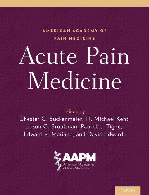 Cover image for book Acute Pain Medicine