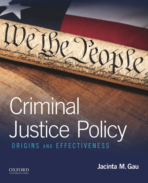 Cover image for book Criminal Justice Policy
