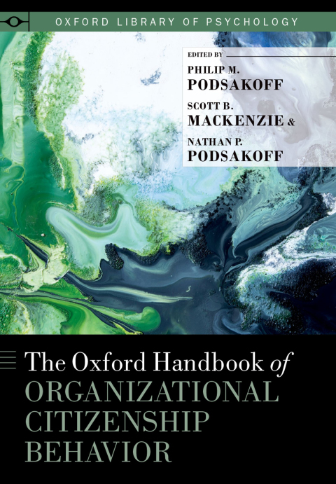 Cover image for book The Oxford Handbook of Organizational Citizenship Behavior