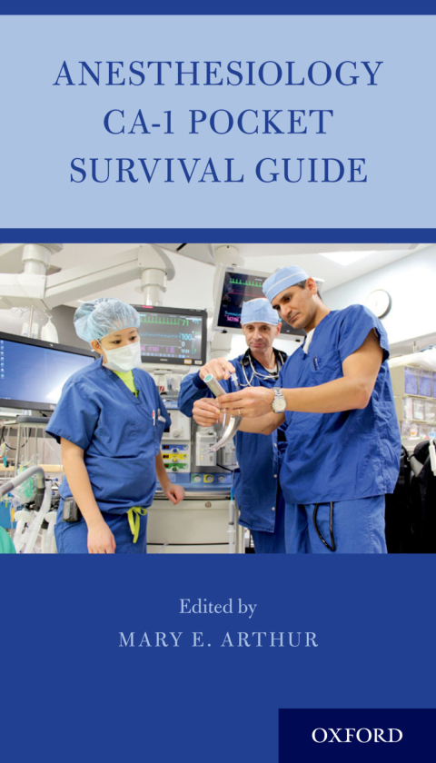 Cover image for book Anesthesiology CA-1 Pocket Survival Guide