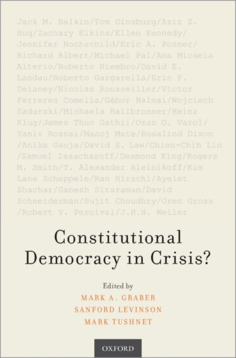 Cover image for book Constitutional Democracy in Crisis?