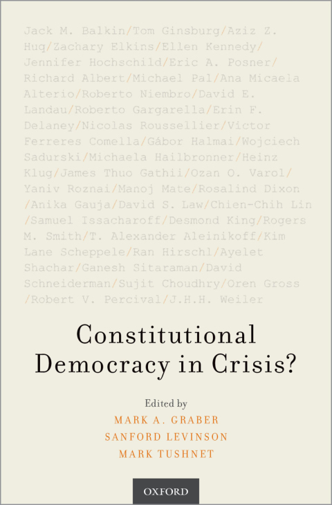 Cover image for book Constitutional Democracy in Crisis?