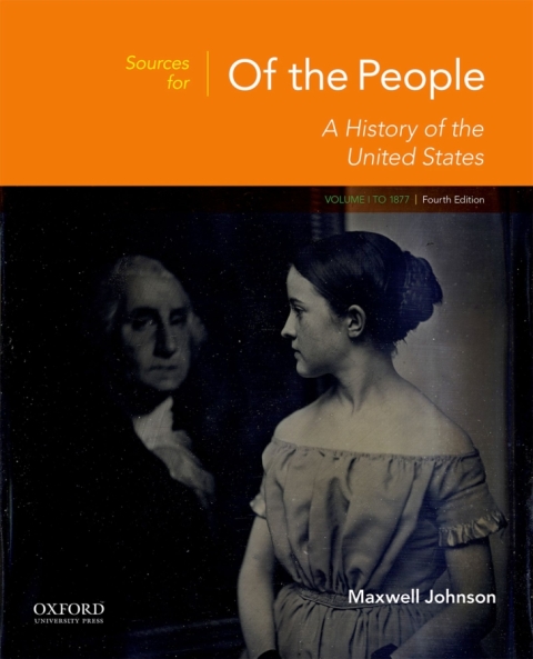 Cover image for book Sources for Of the People: Volume I: To 1877