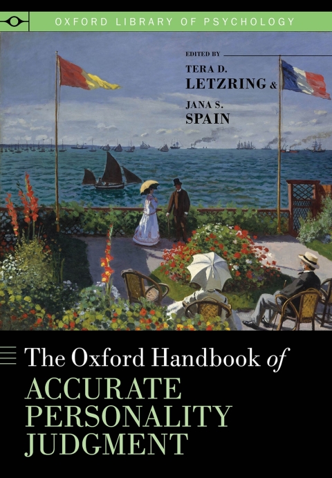 Cover image for book The Oxford Handbook of Accurate Personality Judgment