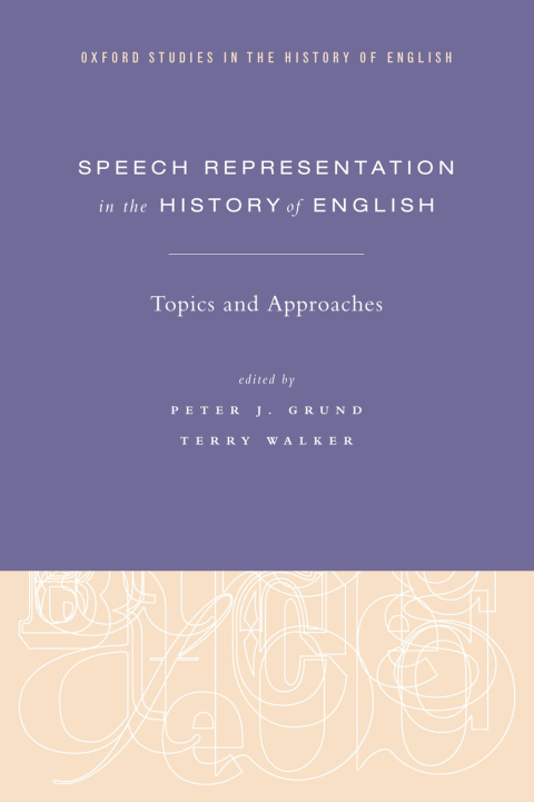 Cover image for book Speech Representation in the History of English