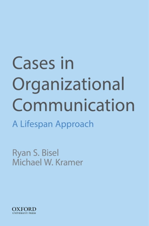 Cover image for book Cases in Organizational Communication