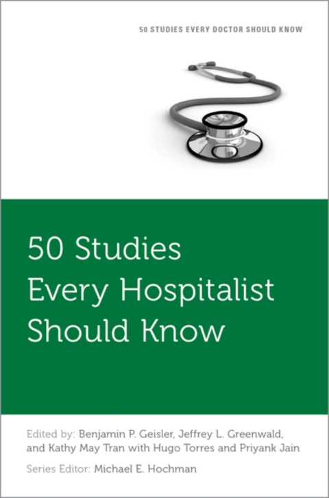 Cover image for book 50 Studies Every Hospitalist Should Know