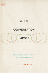 Cover image: When Conversation Lapses 9780190947651