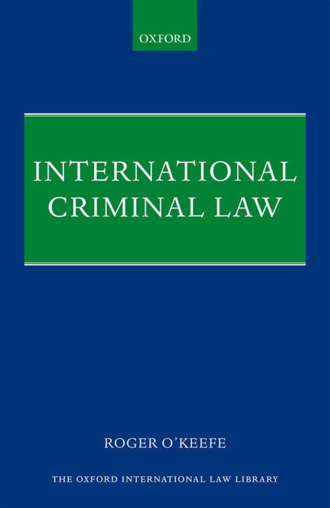 Cover image for book International Criminal Law
