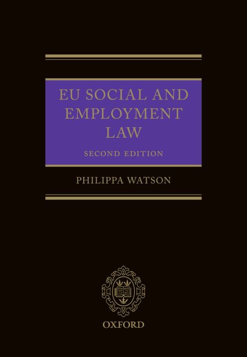Cover image for book EU Social and Employment Law 2E