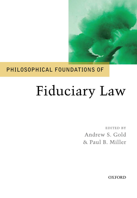 Cover image for book Philosophical Foundations of Fiduciary Law